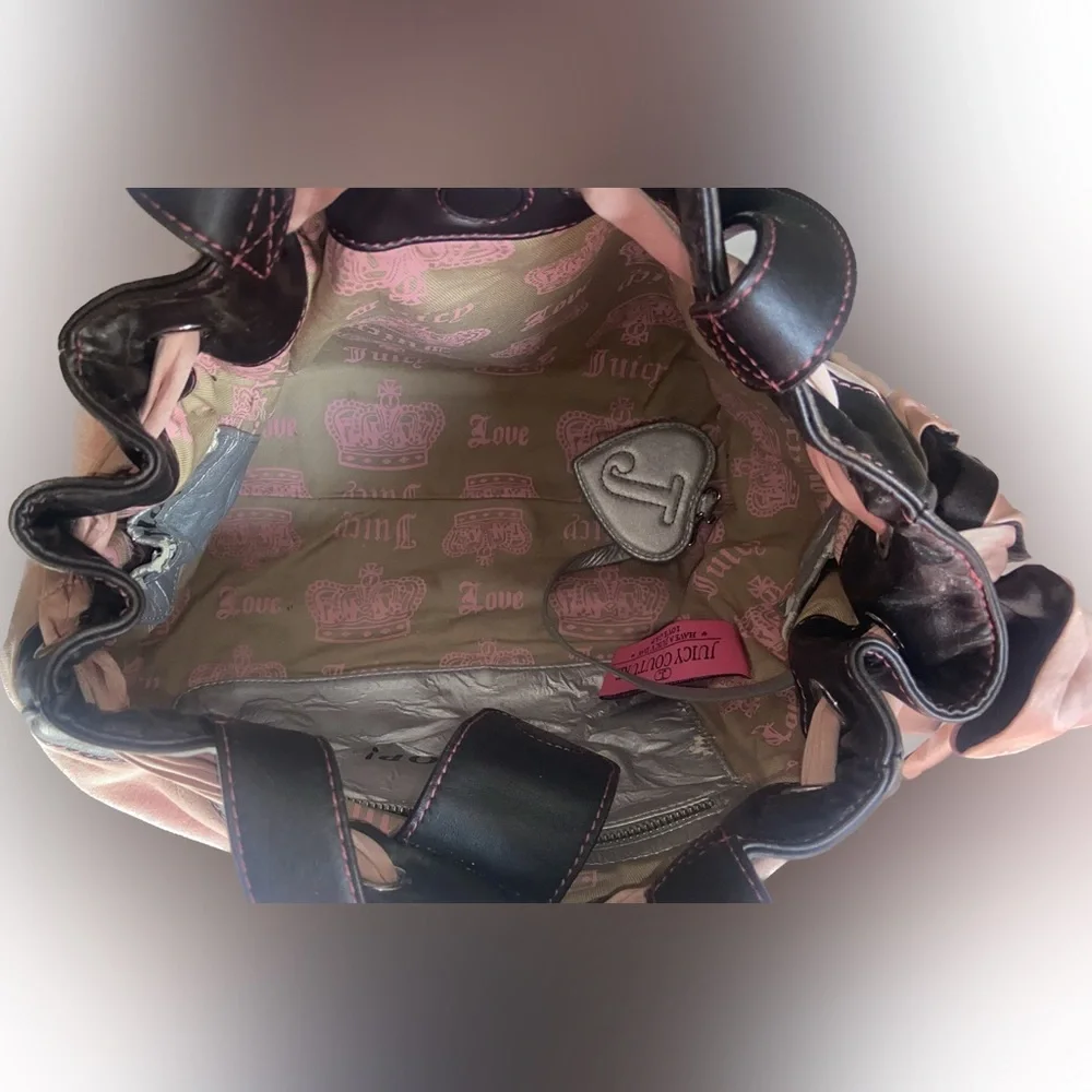 JUICY COUTURE ❤️❤️ VINTAGE Y2K SATCHEL BAG - Picture 11 of 16